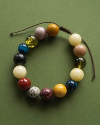 Bransoletka z dużych kamieni