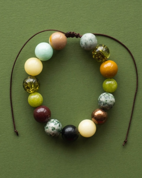 Bransoletka z dużych kamieni