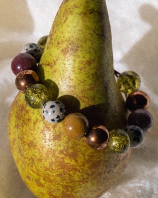 Bransoletka z dużych kamieni