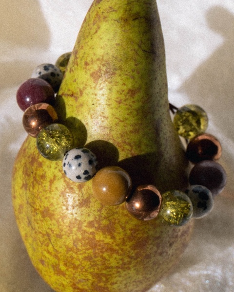 Bransoletka z dużych kamieni