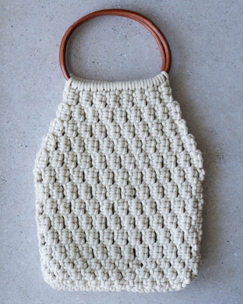 Torebka z makramy