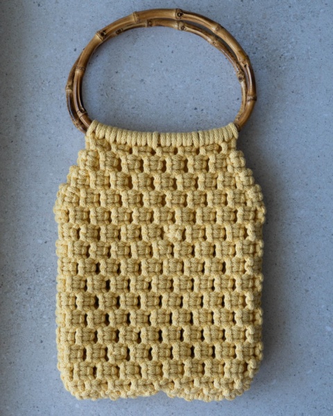 Torebka z makramy